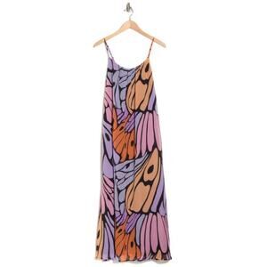 Sam Edelman Butterfly Trapeze Maxi Dress - S